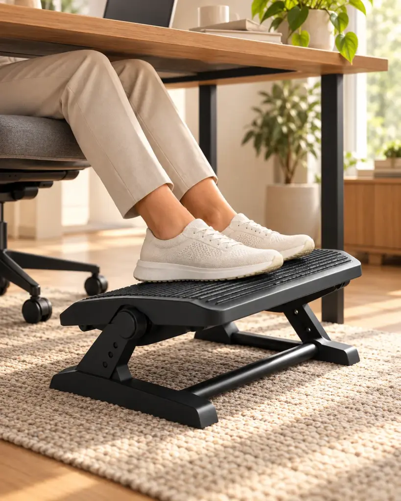Adjustable Footrest in editorial scene