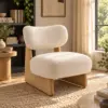 Bouclé Accent Chair — Alternate Bouclé Accent Chair in alternate scene