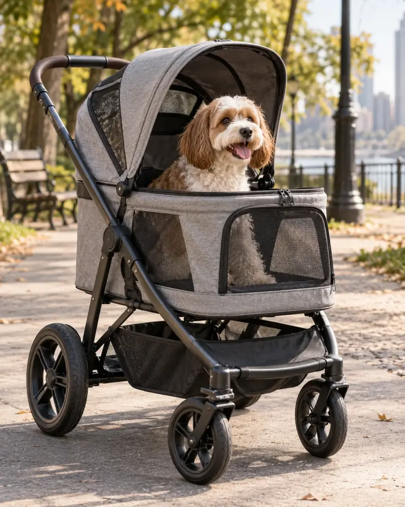 Foldable Pet Stroller in primary scene