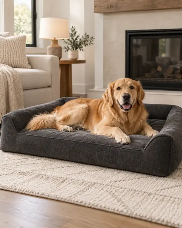 Large Orthopedic Dog Bed — Primary Large Orthopedic Dog Bed in primary scene