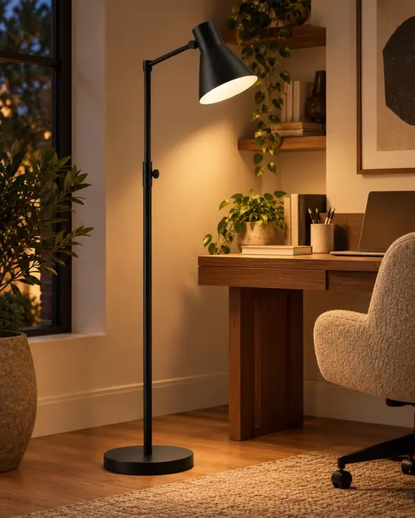 Minimalist Floor Lamp — Editorial Minimalist Floor Lamp in editorial scene