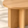 Modern Oak Side Table — Detail Modern Oak Side Table in detail scene