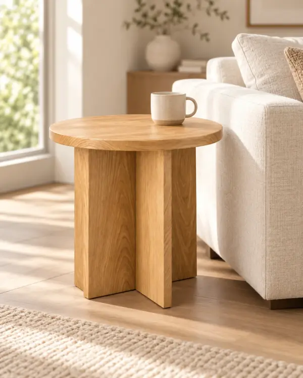 Modern Oak Side Table — Primary Modern Oak Side Table in primary scene