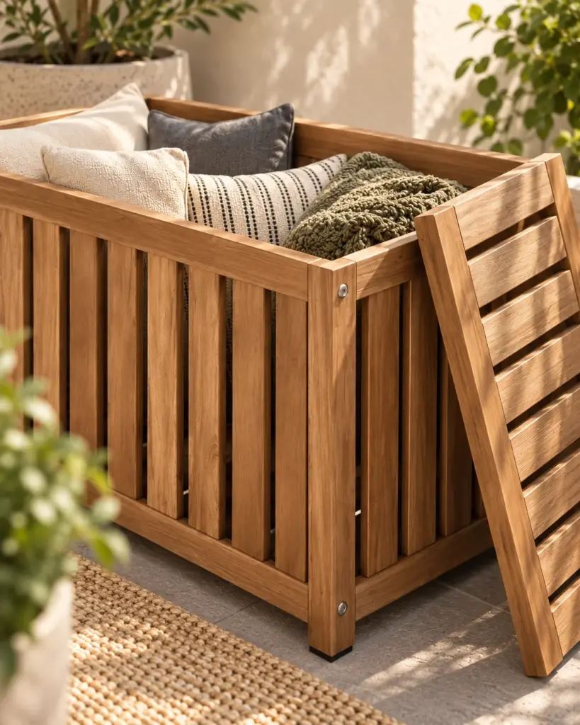 Patio Storage Box in detail scene