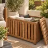Patio Storage Box — Editorial Patio Storage Box in editorial scene