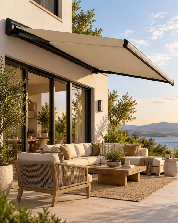 Retractable Patio Awning — Alternate Retractable Patio Awning in alternate scene