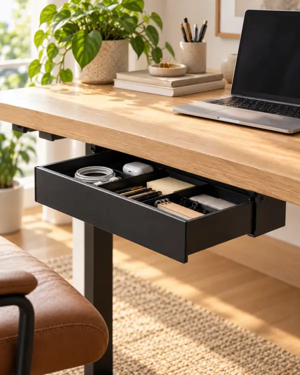 Under Desk Drawer — Editorial Under Desk Drawer in editorial scene