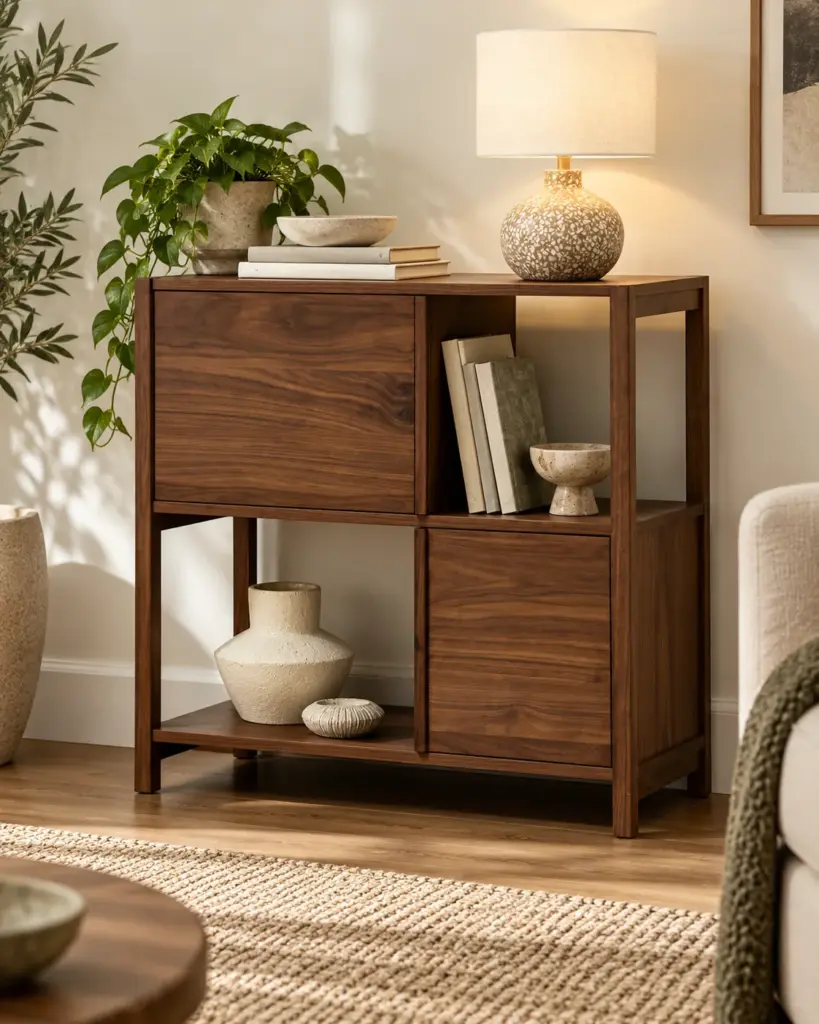 Walnut Storage Cabinet in primary scene